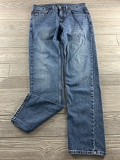 Levi's 505 Jeans Men's 34X34 Regular Straight Vintage Medium Wash Faded