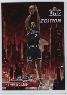 2023-24 Panini NBA Hoops City Edition Hyper Gold 88/10 Kawhi Leonard #26 04ah