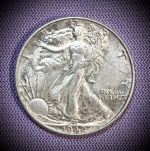 ✨✨1942 P Walking Liberty SILVER Half Dollar BEAUTIFUL XF-AU Coin✨✨