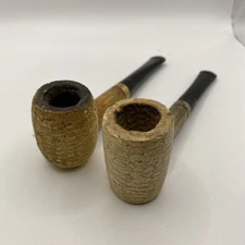 Estate Missouri Meerschaum Vintage Corn Cob Pipe Lot Of Two