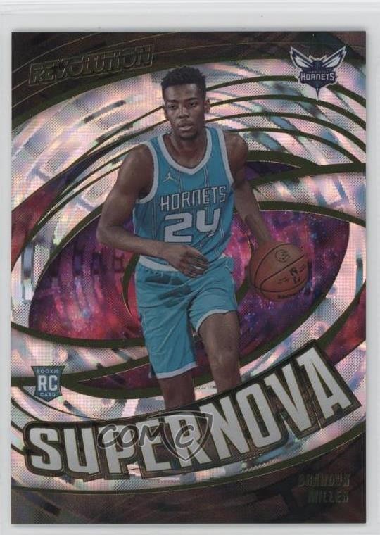 2023-24 Panini Revolution Supernova Fractal Brandon Miller #10 Rookie RC 06v0