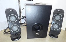 Logitech X-230 2.1 Altoparlanti Multimediali per Computer con Subwoofer Nero Testato Funzionante
