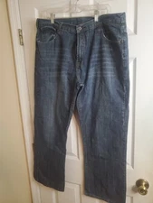 Flypaper Jeans Men's Boot Cut Blue Jeans Size 38X32