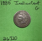1885 Indian Head Cent / Penny  1c Good