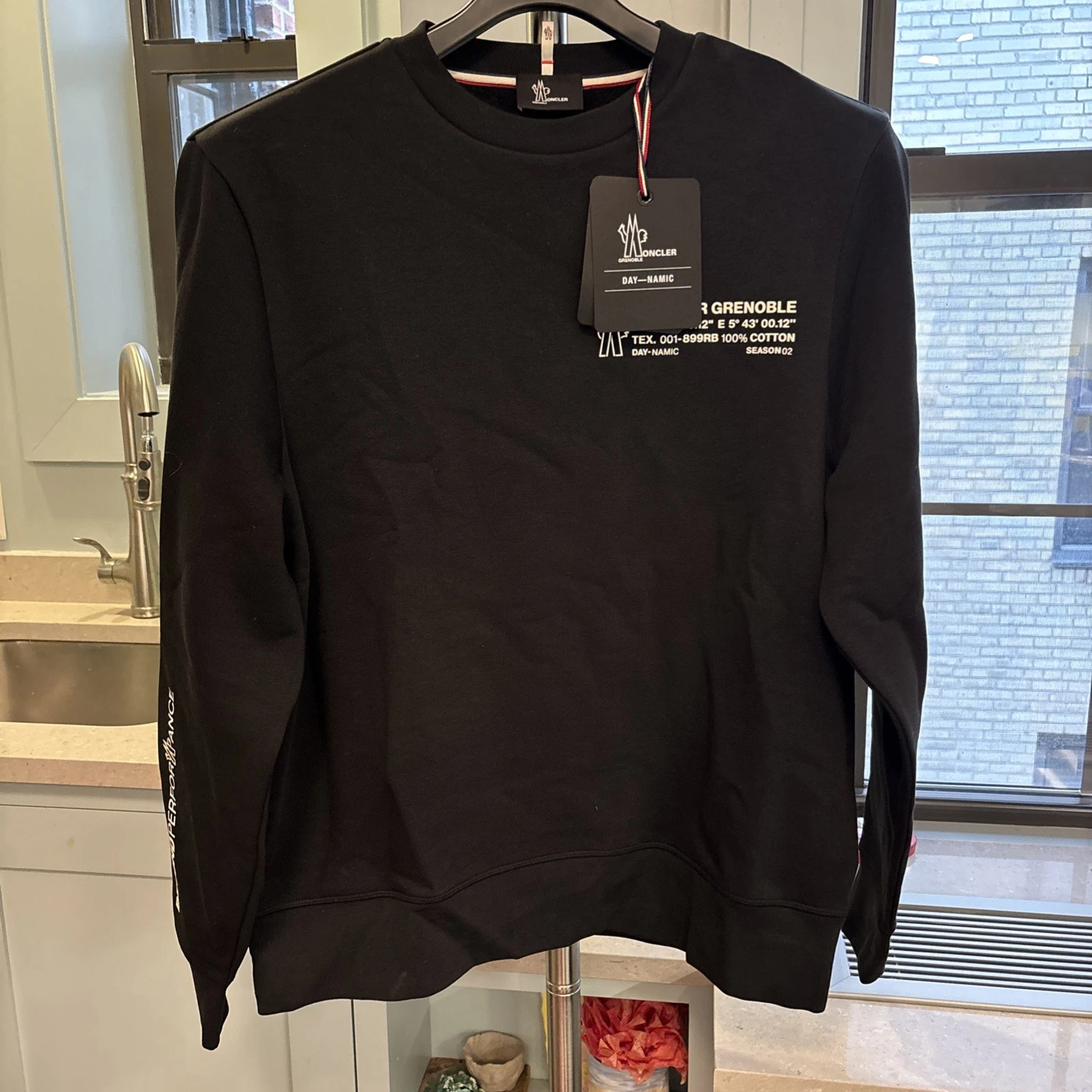 Moncler — Moncler Grenoble Black Sweatshirt Size XL Men’s New With Tags