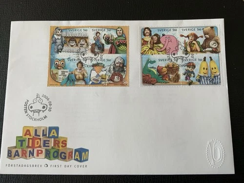 Sweden 2006 #2544-2545 Swedish Children’s TV Shows - FDC