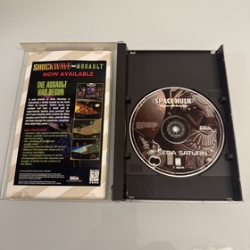Space Hulk: Vengeance of the Blood Angels (Sega Saturn, 1996) CIB cracked case