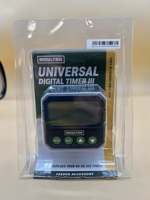 Moultrie Universal Digital Timer III Programmable Feeder Timer Black (MFA-15095)