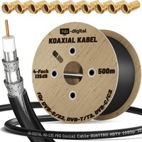 Sat Kabel Antennenkabel Koax Koaxialkabel 4 Fach 135Db Digital 135 Full Hdtv 4K