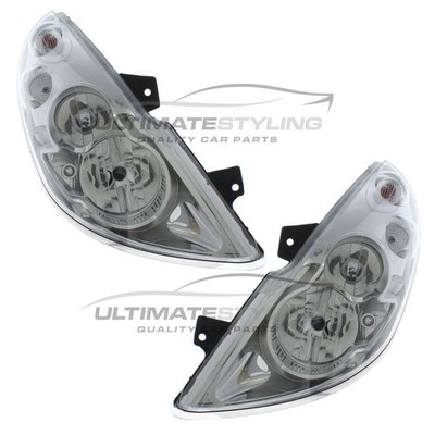 Headlights Renault Master Mk4 Van 2010-2020 Headlamps Drivers & Passenger Side