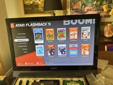 Atari Flashback 9 HDMI Retro Console Built-in Game sd slot 2 Controllers AtGames