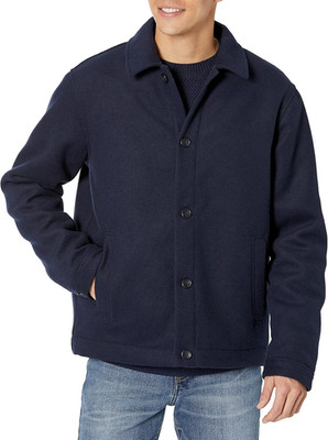 Men'S Wool Blend Bomber Jacket (Available in Big & Tall)