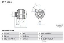 New Alternator for HYUNDAI KIA:K5,i30,ix20,ix35,i20 I 373002A850 373002A800