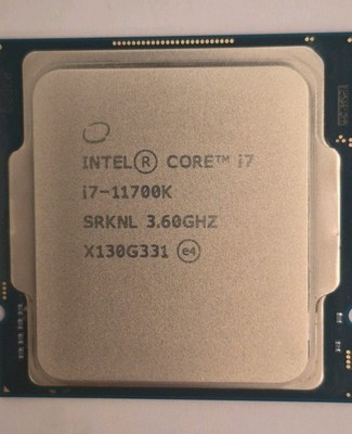 Intel Core i7-11700K 3.60GHz Up to 5.0GHz 8-Core LGA1200 CPU Processor-Excellent