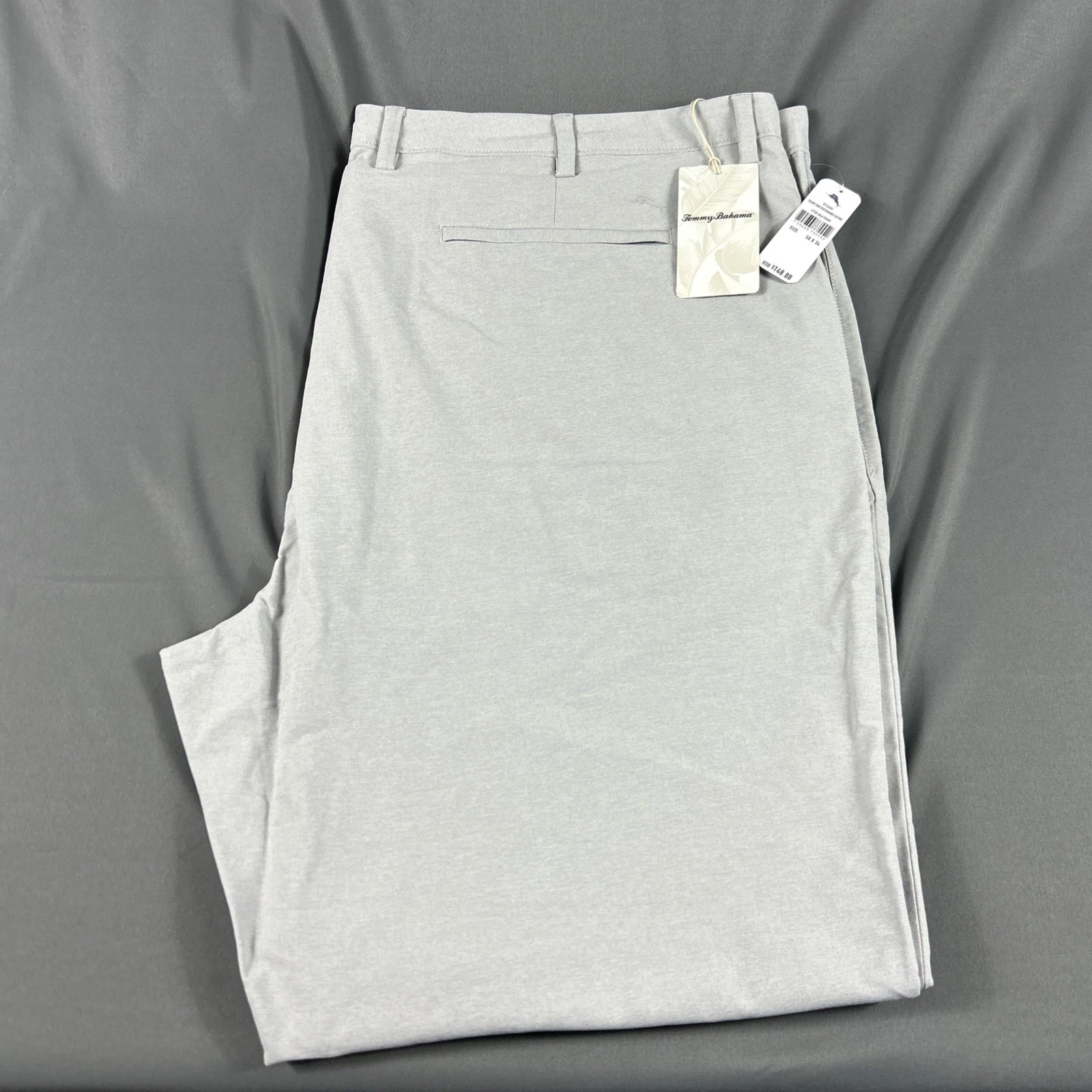 Tommy Bahama Golf Pants Performance 50 x 34 Baja Shark Gray Polyester MSRP $148