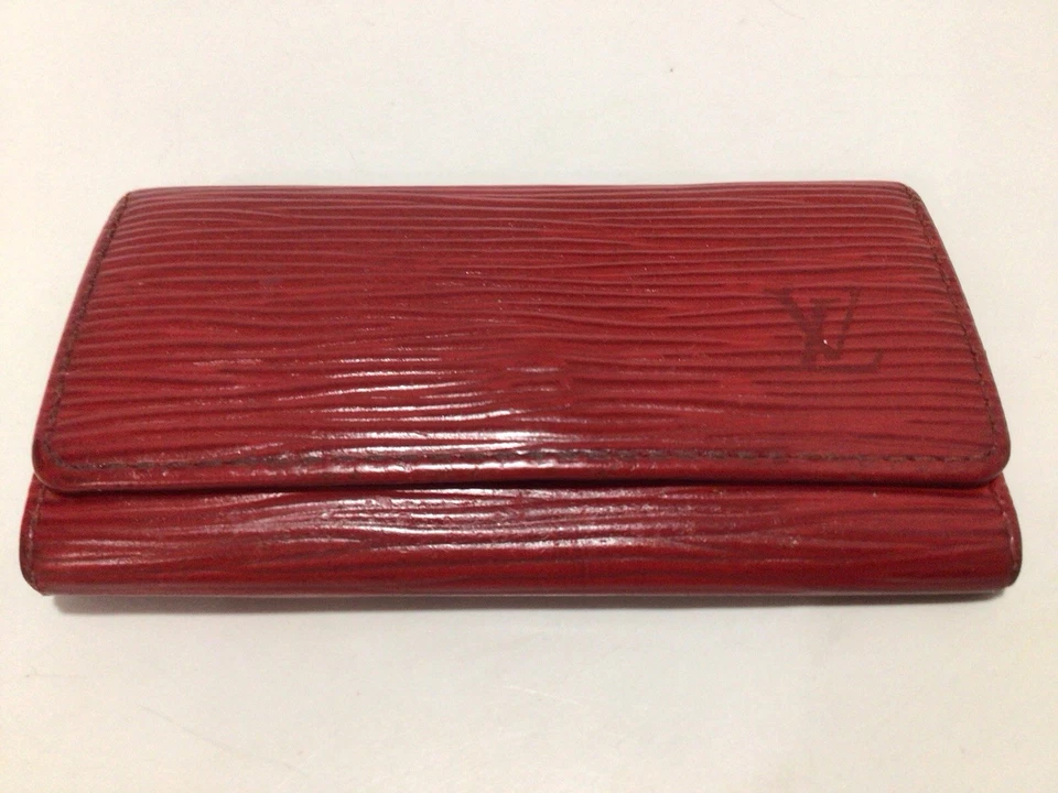 LOUIS VUITTON PARIS Red Epi Leather KEY FOB /  KEYCHAIN CASE / CODE CA1001 - Image 3 of 4