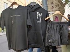 Men's Under Armour Oversized Hoodie 3 Piece set -Small - Black- NEW WITH TAGS 