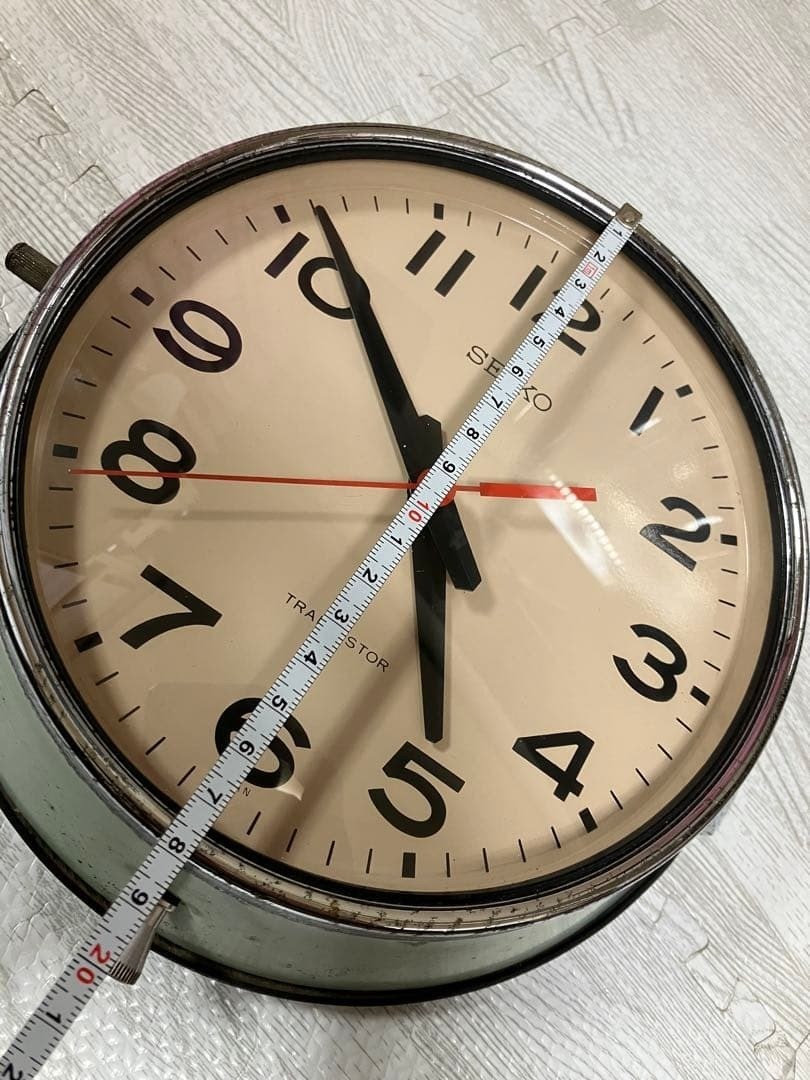 Seiko TTF-531 Transistor Wall Clock Vintage Bus Clock Marine