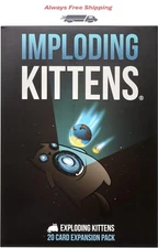 NEW Imploding Kittens First Expansion for Exploding Kittens - 20 Card Add-on