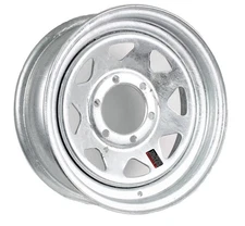 eCustomrim Trailer Rim Wheel 15 x 6 in. 15x6 6 Lug Galvanized Spoke
