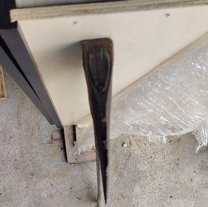 KING Steel Head Axe Firemans axe. wooden handle