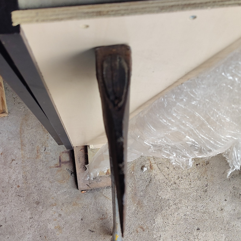 KING Steel Head Axe Firemans axe. wooden handle