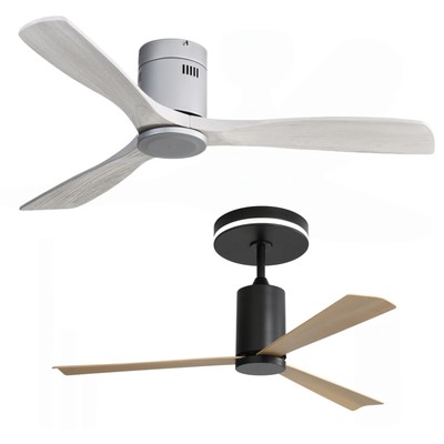 Sofucor 52in Ceiling Fan with Remote Control/6 Speed Reversible Solid/ABS Blades