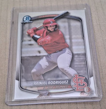 2025 Bowman Draft CHROME Refractor BDC-72 Rainiel Rodriguez St. Louis Cardinals
