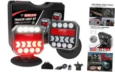 Wireless Trailer Lights 110 Rotatable, Magnetic LED Tail Light for Towing