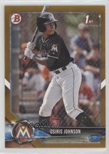 2018 Bowman Draft Gold 47/50 Osiris Johnson #BD-103 n1u
