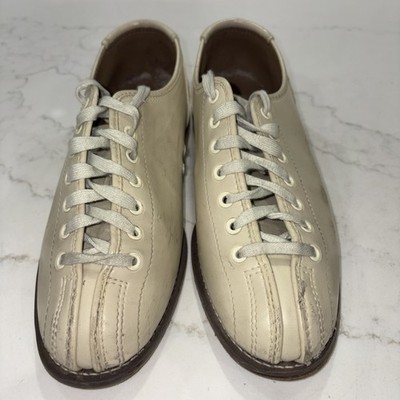 Vintage Brunswick Bowling Shoes Cream size 9