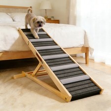 Upgraded Dog Ramp for Couch, Small Dog Ramp 6 Adjustable Height from 14'' to 25"
