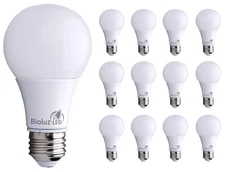 40 Watt Light Bulbs Use 6 Watts Warm White 2700K A19 with Standard E26 Base N...
