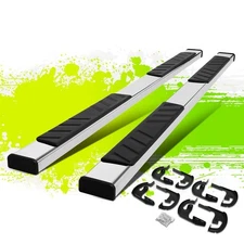 5" Flat Style Polished Step Bar Running Boards for Ford F-150 Crew Cab 04-14