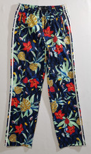 Adidas Her Studio London Blue Multi Cheetah Tropical Floral Track Pant Small
