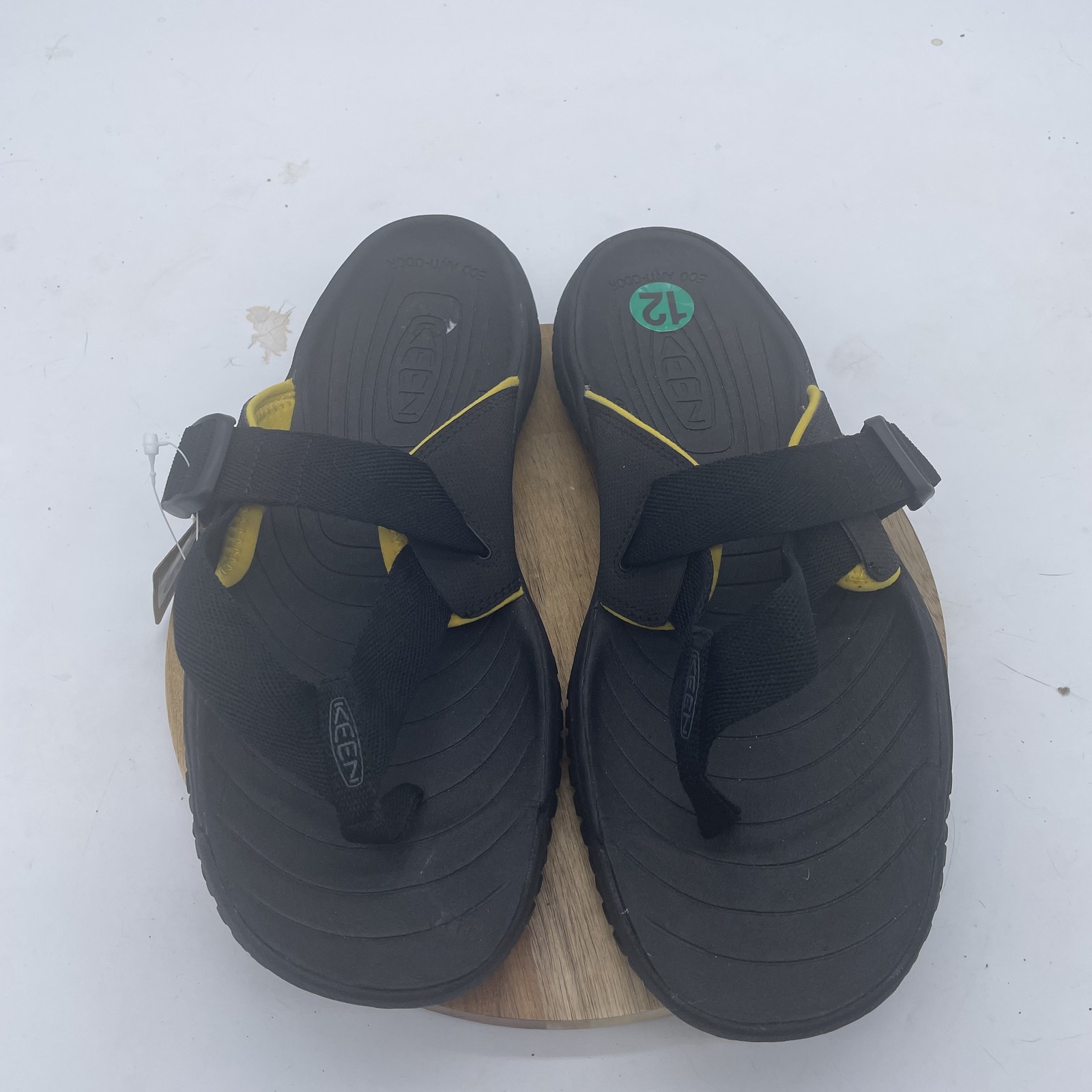 Sandali Keen Solr Toe Post Uomo 12 Nero Anatomico Plantare Cinturino Regolabile