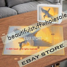 1000 piece jigsaw puzzle Bird Sunrise golden sky