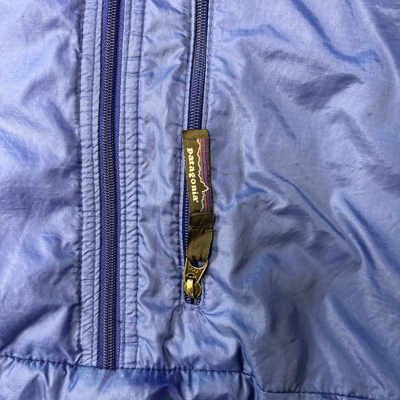 Vintage 90s Patagonia Puffball Pullover Insulated Jacket Made in USA Blue Medium thumbnail 7