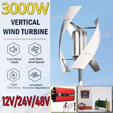 3KW Wind Turbine Generator 12V/24V/48V Booster Hybrid Controller Power Inverter