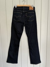 Women's Levi  s 725 High Rise Bootcut Jeans 31x32 Dark Wash Stretch Cotton Blend