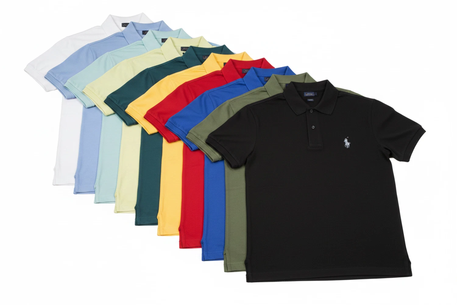 Men's 6 Pack Polos 100% Cotton Pacific Polo Brand Assorted S-XL
Opens in a new window or tab