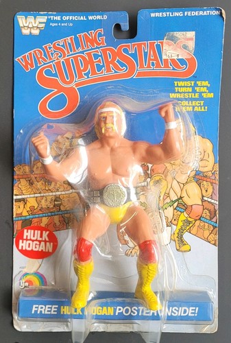 WWF LJN Wrestling Superstars Hulk Hogan Figure MOC...