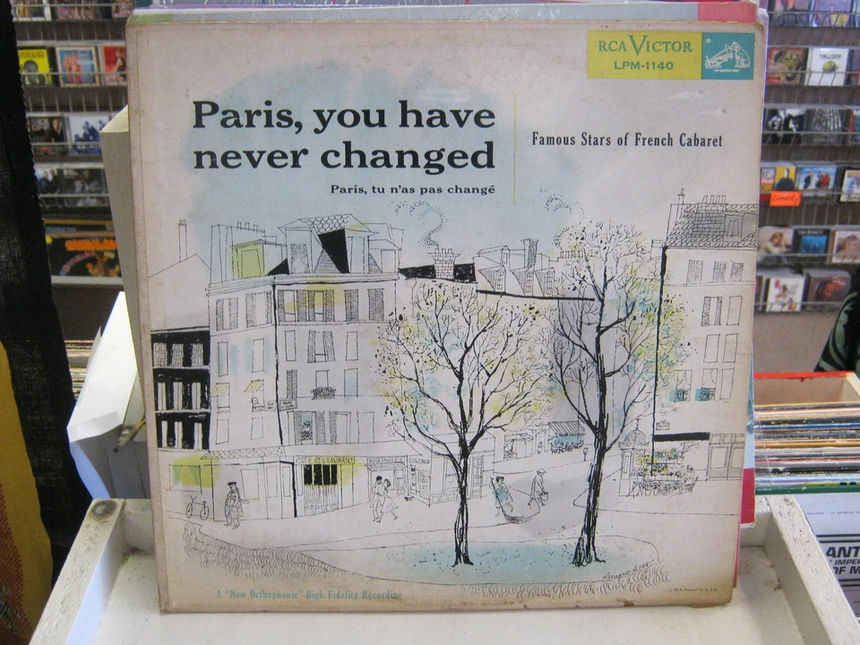 Paris You Have Never Changed LP RCA Luis Mariano Giraud Jean Sablon VG+ - Photo 1/1