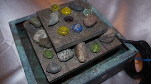 tabletop water fountain indoor
