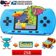 Portable Handheld Game Console 3" HD Built-in 258 Games HD Classic Kids Toy Gift