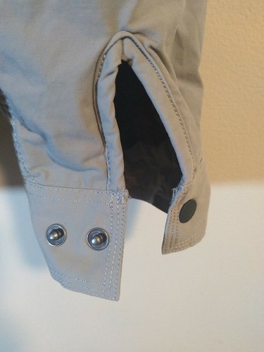 EDDIE BAUER Men's Size M Fleece Warm Full Zip Jacket grey - Picture 8 of 9