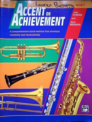 ALFRED ACCENT ON ACHIEVEMENT TROMBONE BOOK 1 - MUSIC SHEET