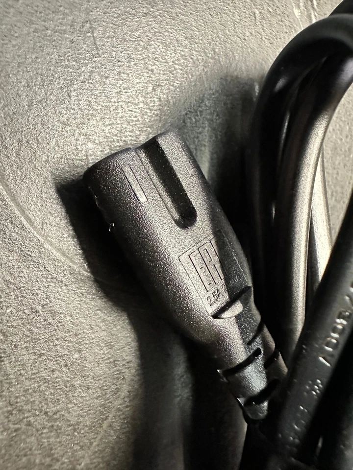 European EURO Plug 6 FT Power Cable Cord ORIGINAL for  PLAYSTATION 3 4 PS3 PS4 - Image 3 of 4