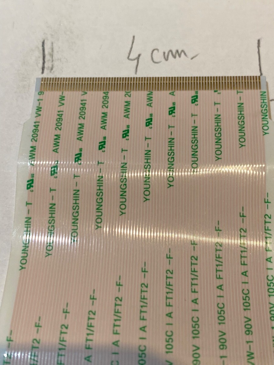 nappe tv t-con 80 broches affichage 40 mm x 45 mm