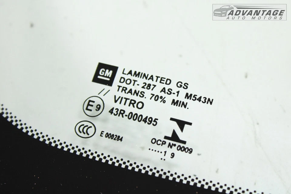 Chevy Chevrolet Traverse 2018-2021 parabrisas delantero parabrisas ventana vidrio OEM Foto 4 de 4